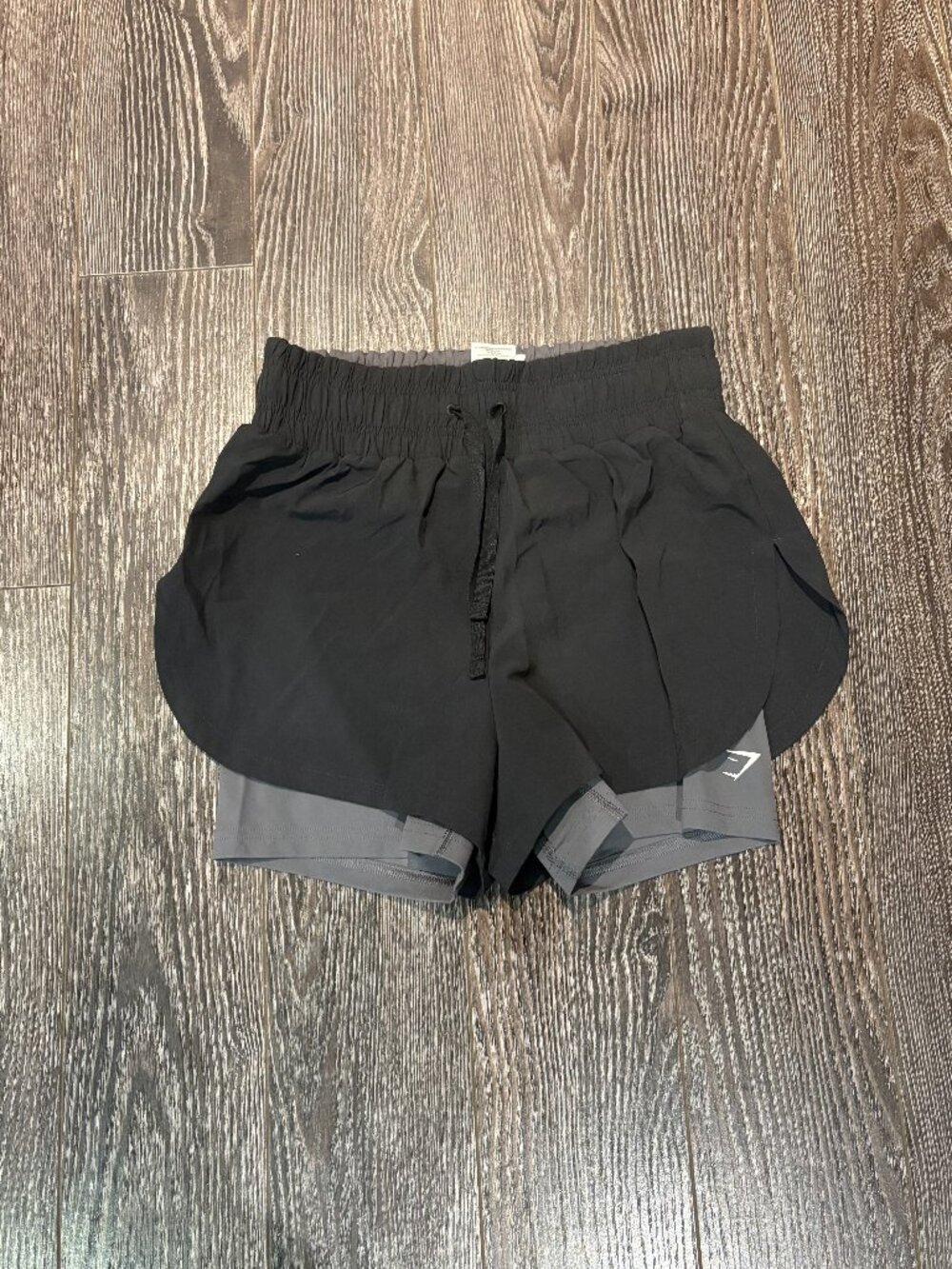 Gymshark Running 2-in-1 Shorts Black/Grey
